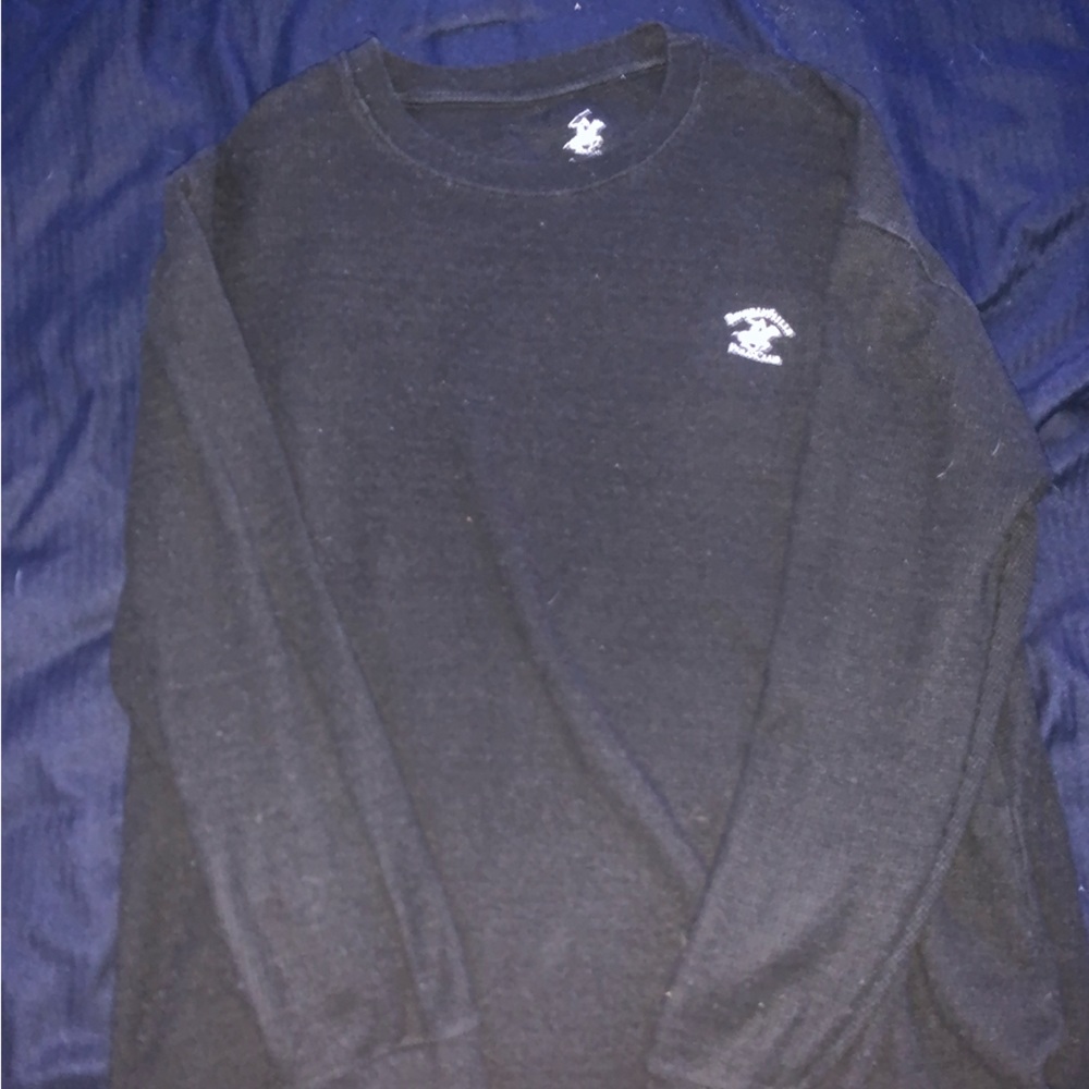 Beverly Hills Polo Long Sleeve Fleece shirt